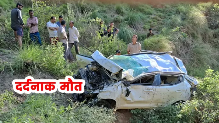 car accident on Mangala-Jot road in Chamba